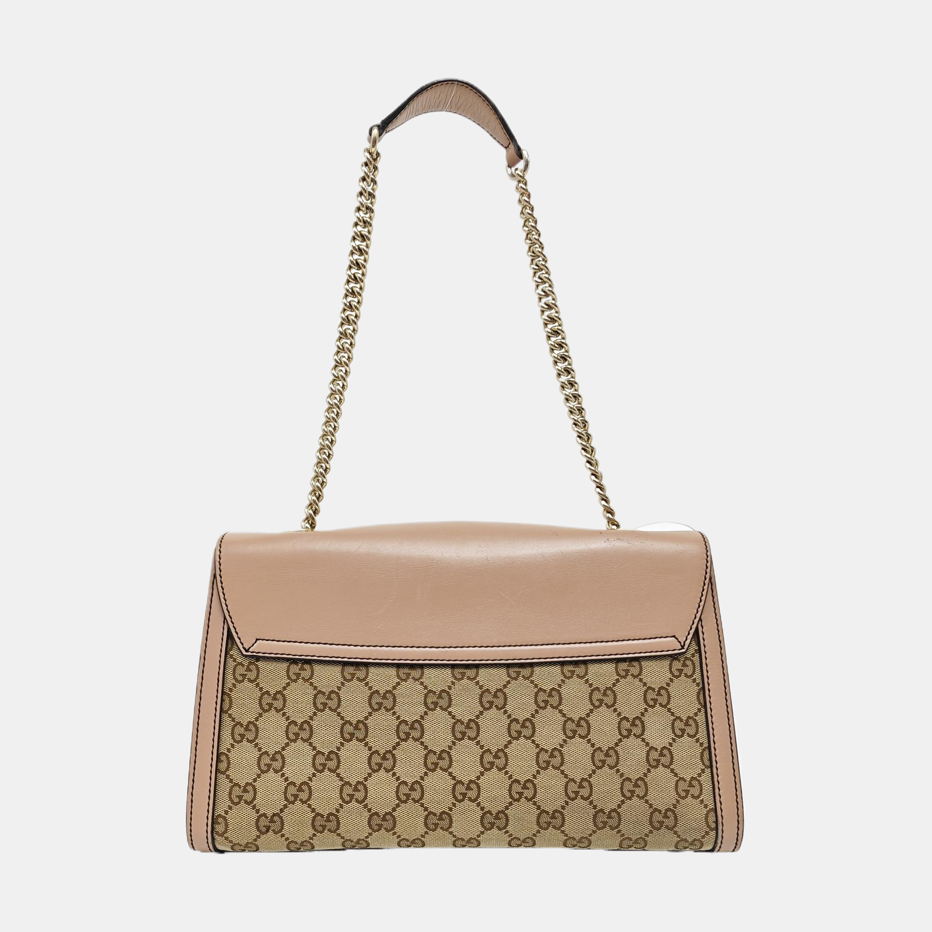 Emily Chain Monogram Fabric Brown