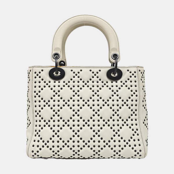 Lambskin Shoulder Bag White