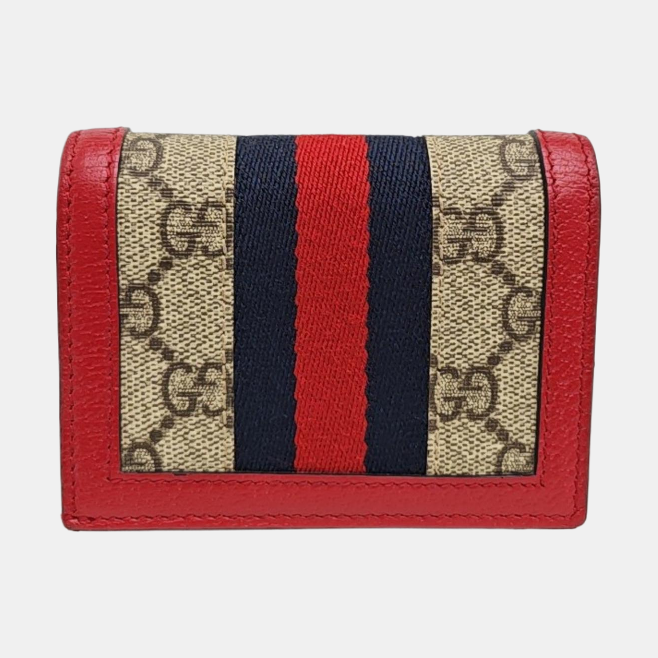 Queen Margaret Monogram Coated Canvas Beige Wallet