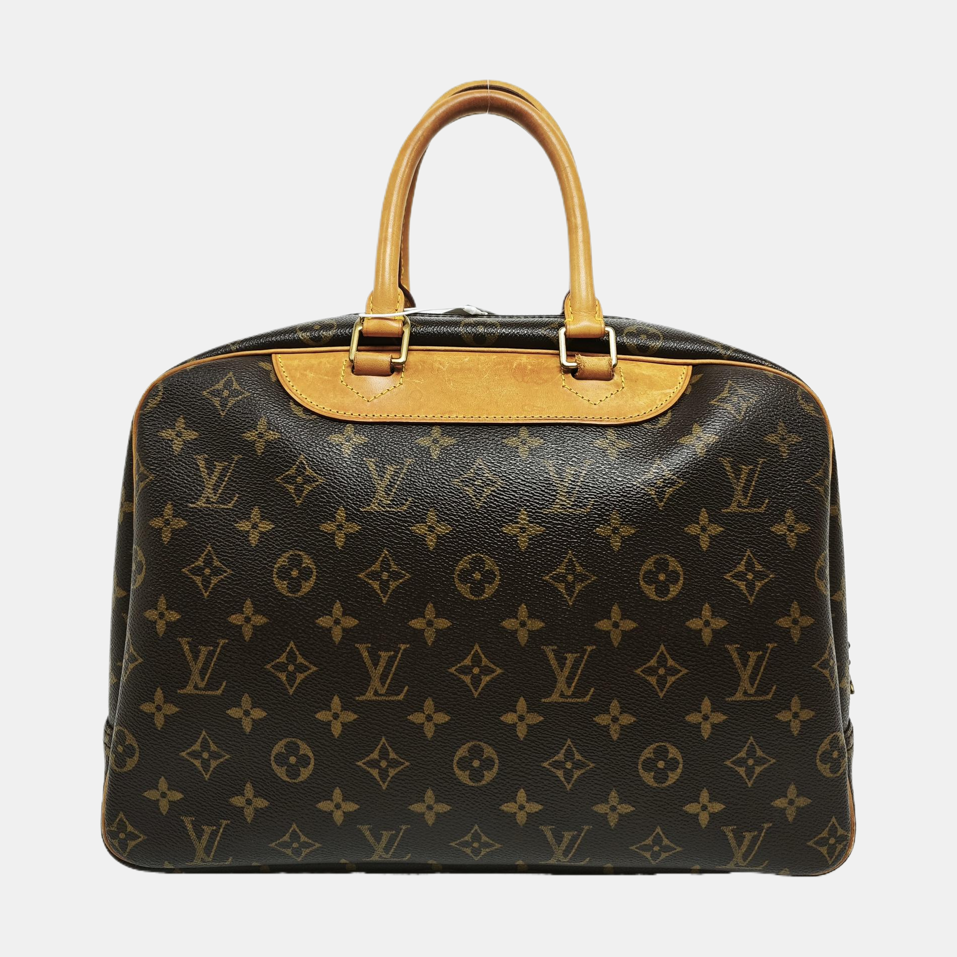DEAUVILLE GM Monogram Coated Canvas Brown
