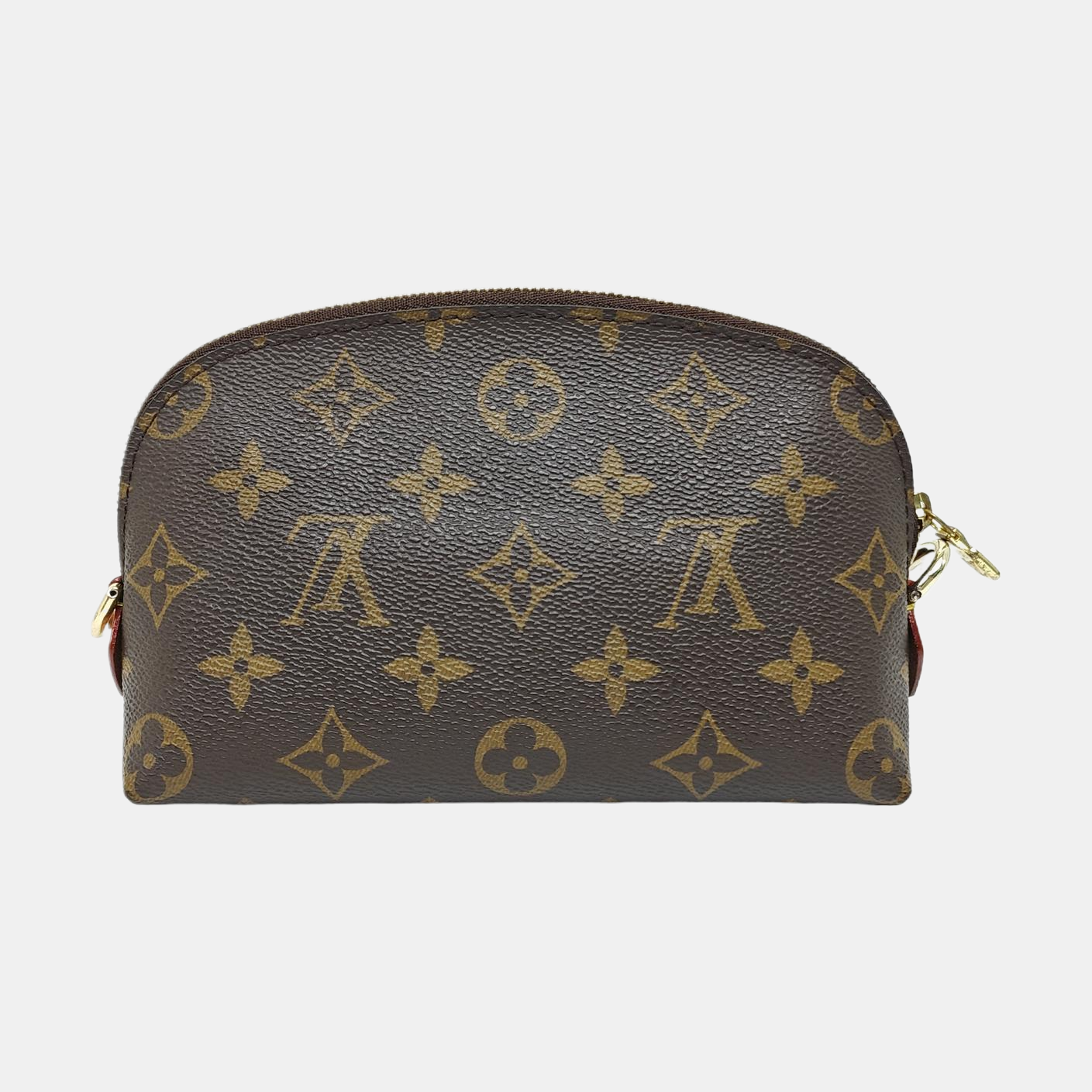 COSMETIC PM Monogram Coated Canvas Brown