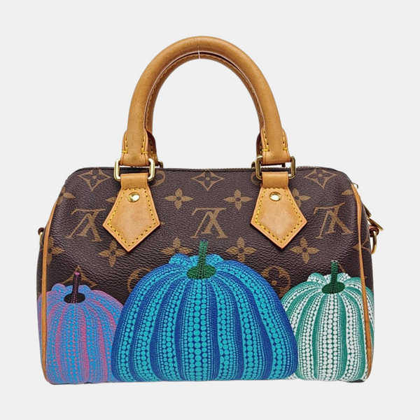 SPEEDY 20 Monogram Coated Canvas Brown
