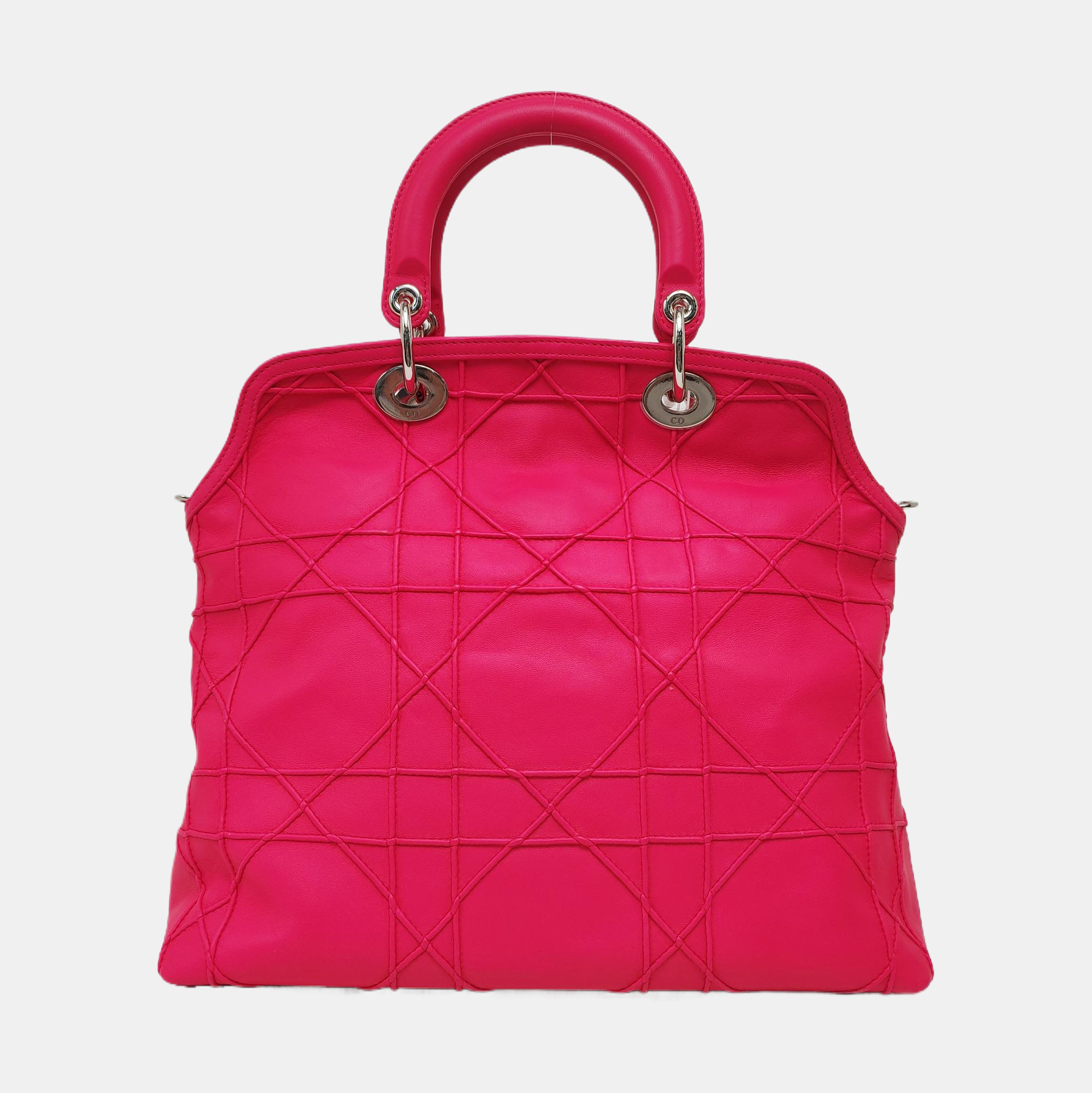 Authenticated pre-owned  Granville Cannage Lambskin Pink - Top Handle Bag at Looply