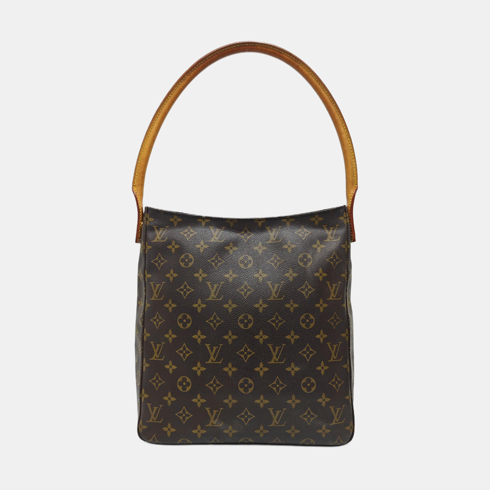 LOOPING GM Monogram Coated Canvas Brown