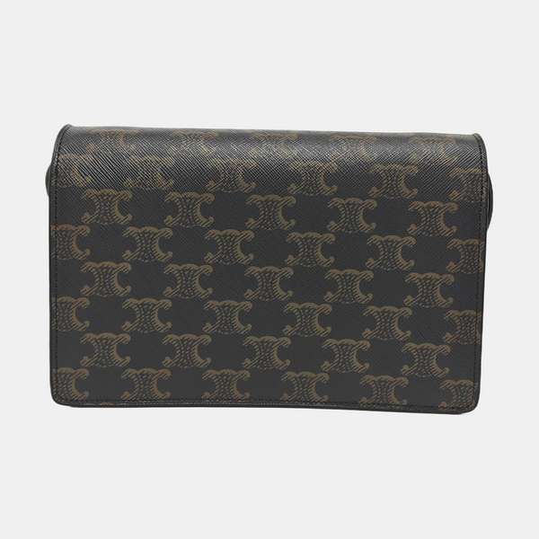 TRIOMPHE CANVAS Small Coated Canvas Brown