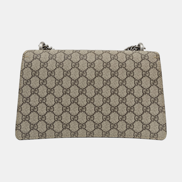 Dionysus Small Monogram Coated Canvas Black
