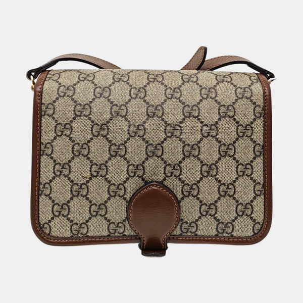 Retro Mini Monogram Coated Canvas Beige