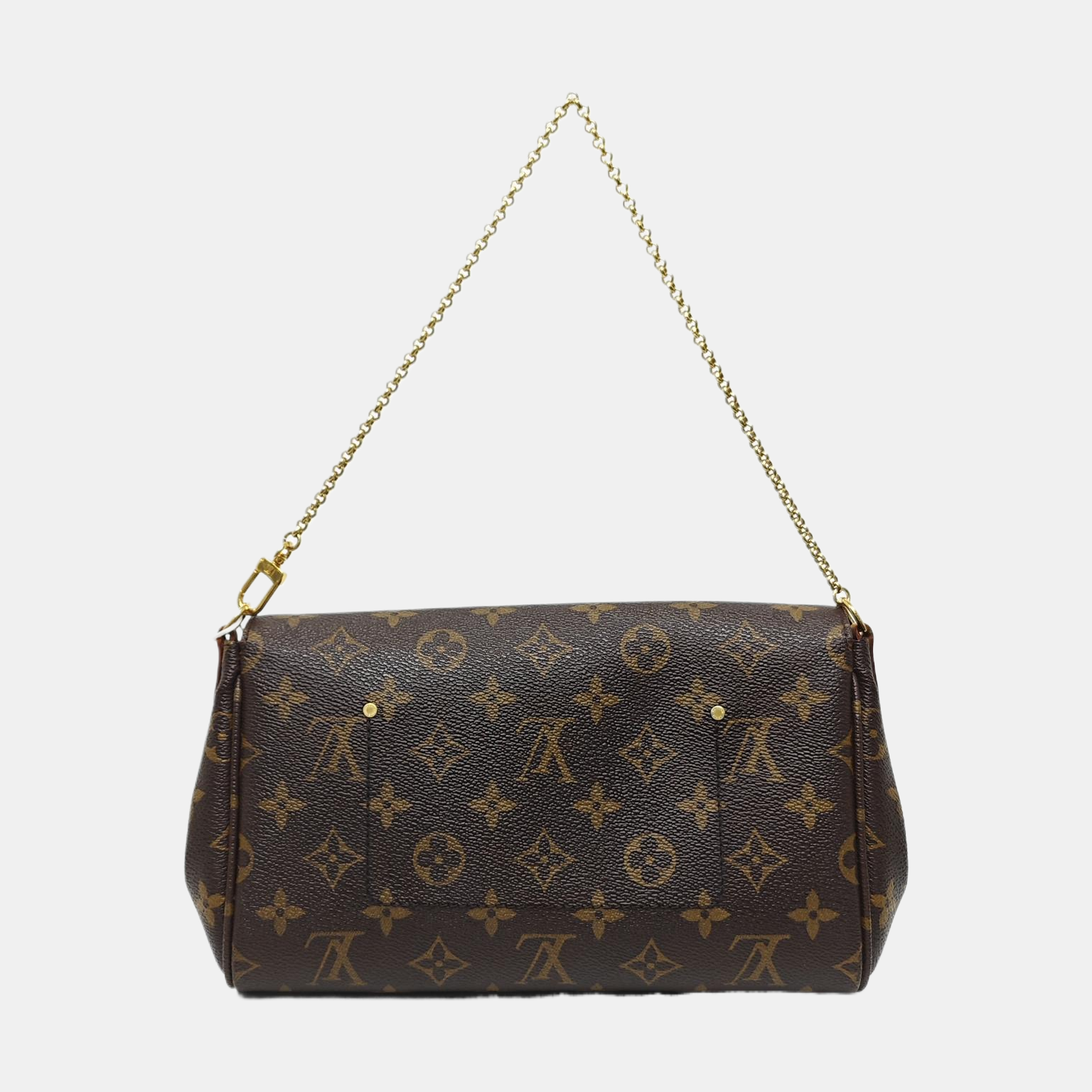 FAVORITE MM Monogram Coated Canvas Brown
