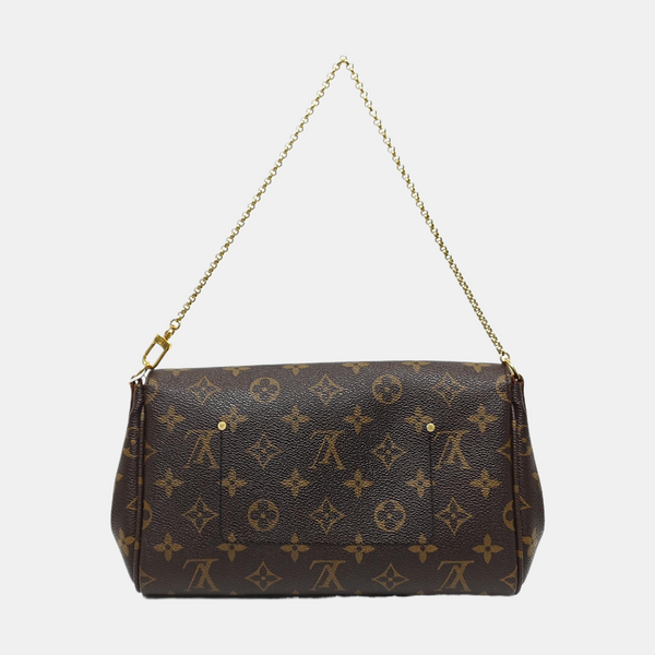 FAVORITE MM Monogram Coated Canvas Brown