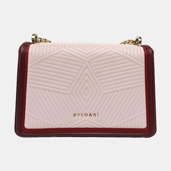 SERPENTI DIAMOND BLAST Small Quilted Calfskin Red