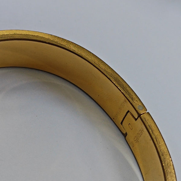Clic H Metal Gold Bangle