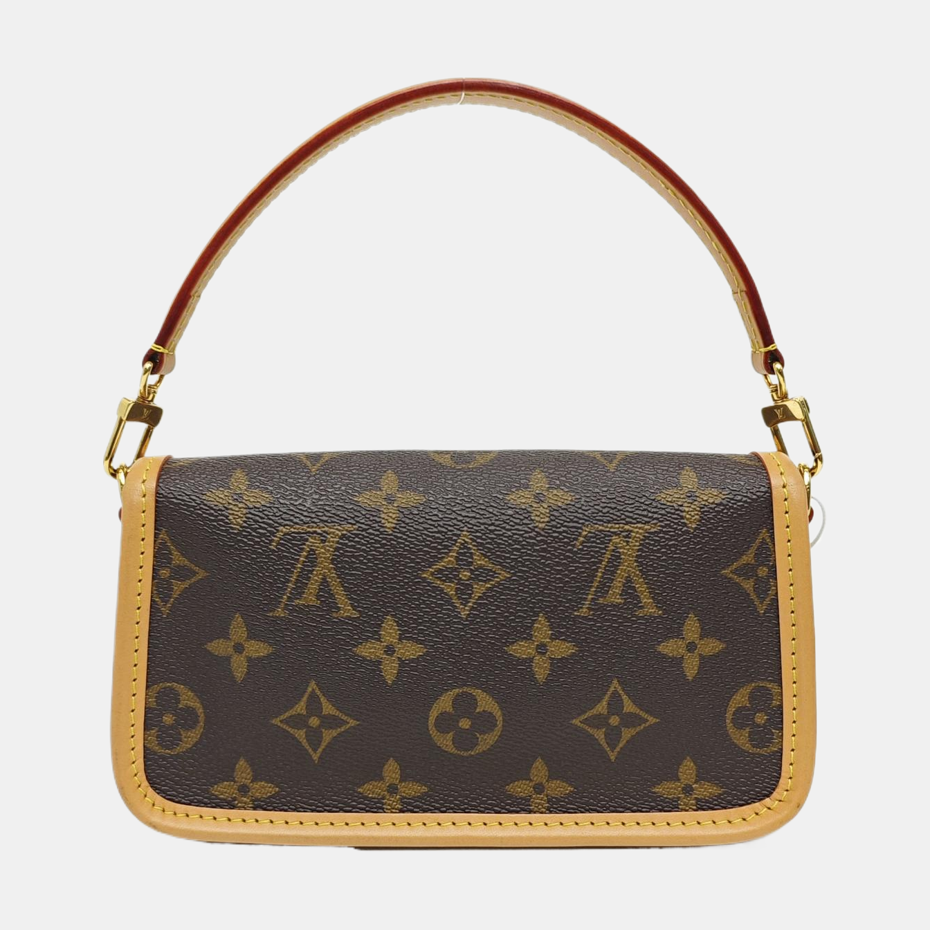 DIANE Nano Monogram Coated Canvas Brown