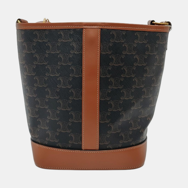 TRIOMPHE CANVAS Small Coated Canvas Brown