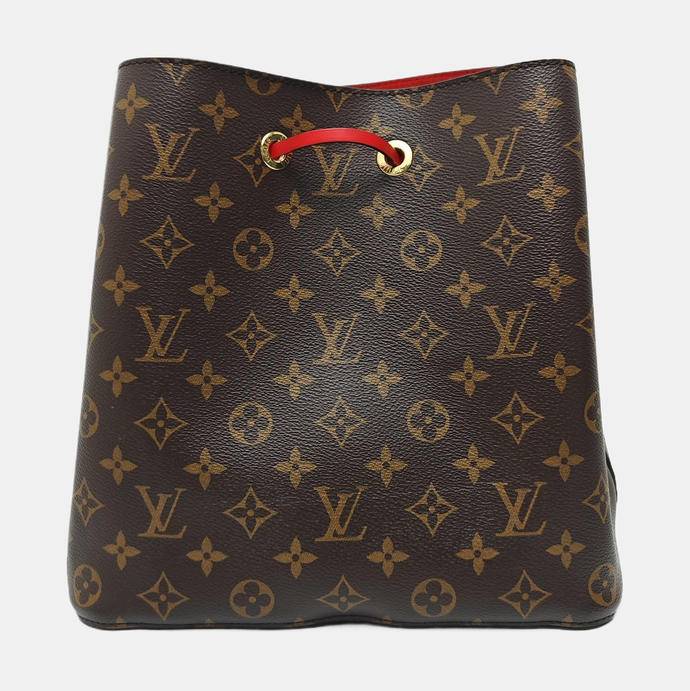 NÉONOÉ MM Monogram Coated Canvas Brown