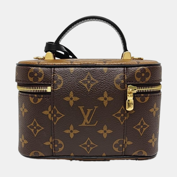 Vanity Chain Pouch Monogram Coated Canvas Brown