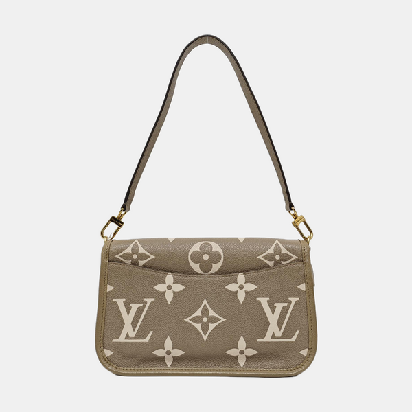 DIANE Monogram Calfskin Gray