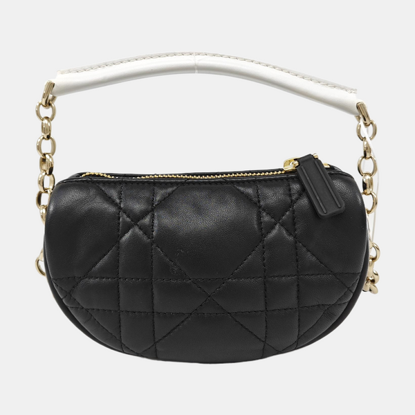 Vibe Super Mini Cannage Lambskin Black