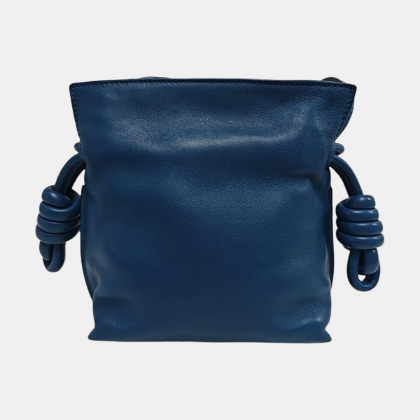 Authenticated pre-owned  Flamenco Calfskin Blue - Shoulder Bag at Looply