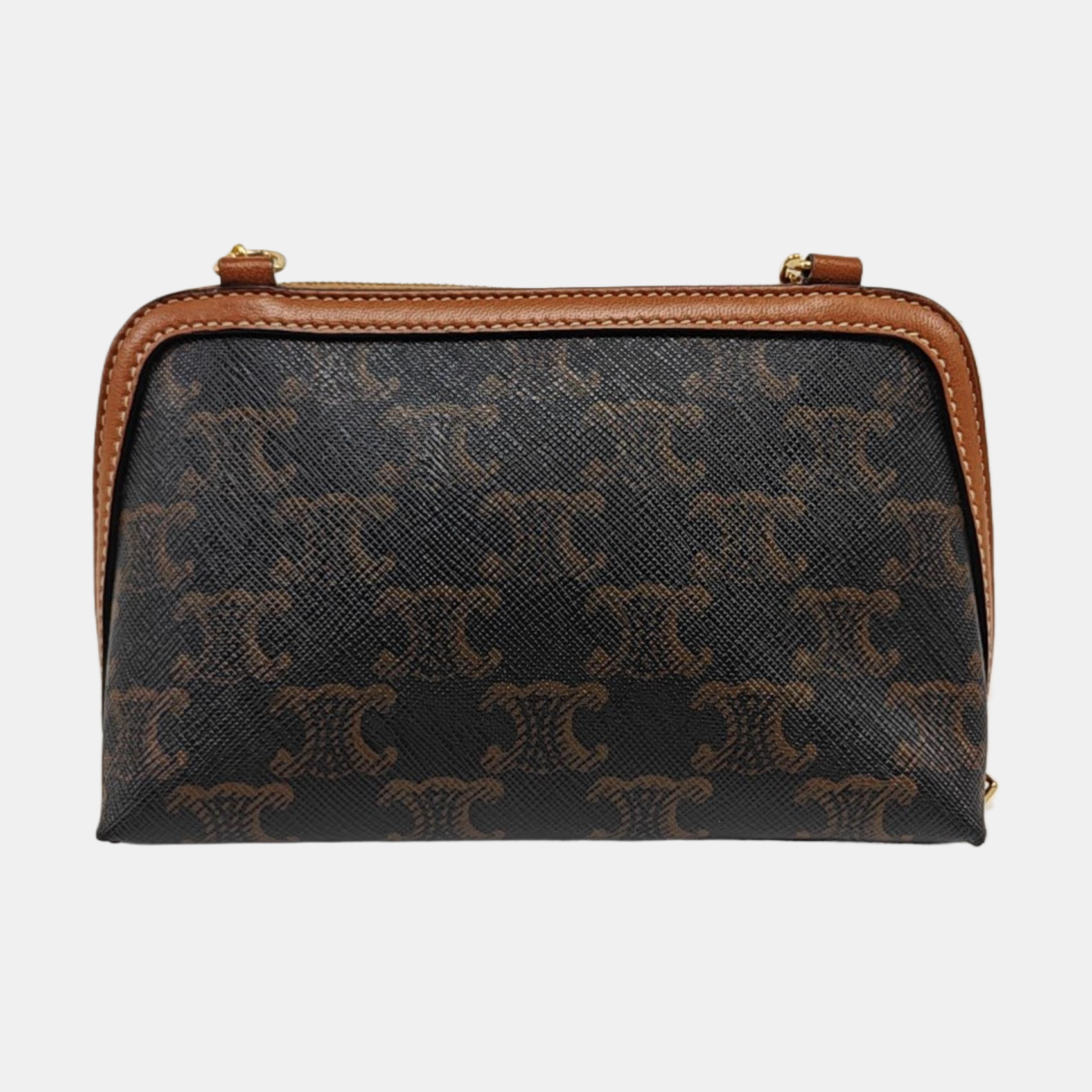 TRIOMPHE CANVAS Coated Canvas Brown