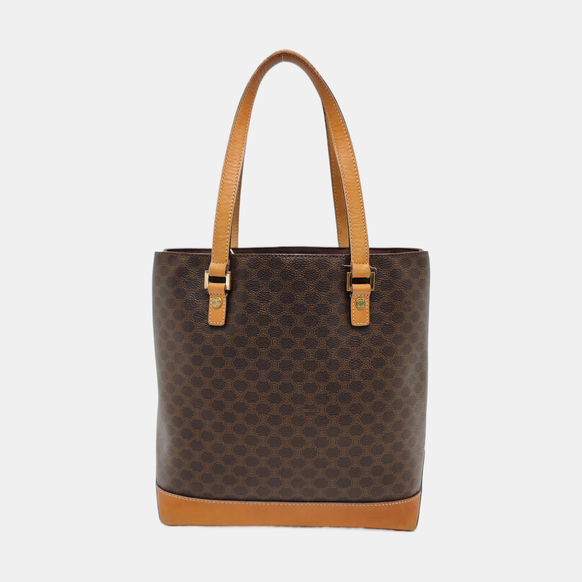 MACADAM TOTE Coated Canvas Brown
