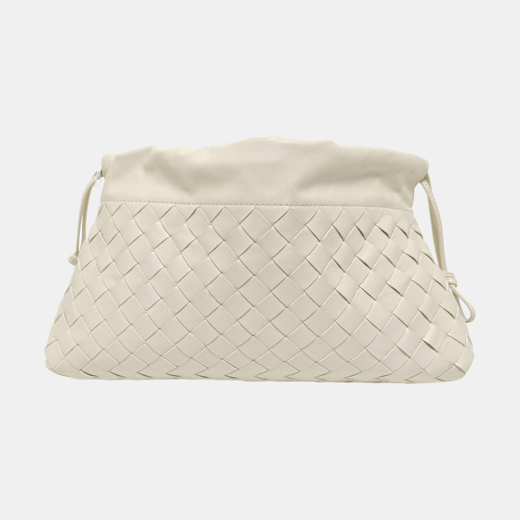 The Pouch Large Calfskin White