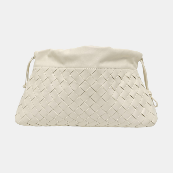 The Pouch Large Calfskin White
