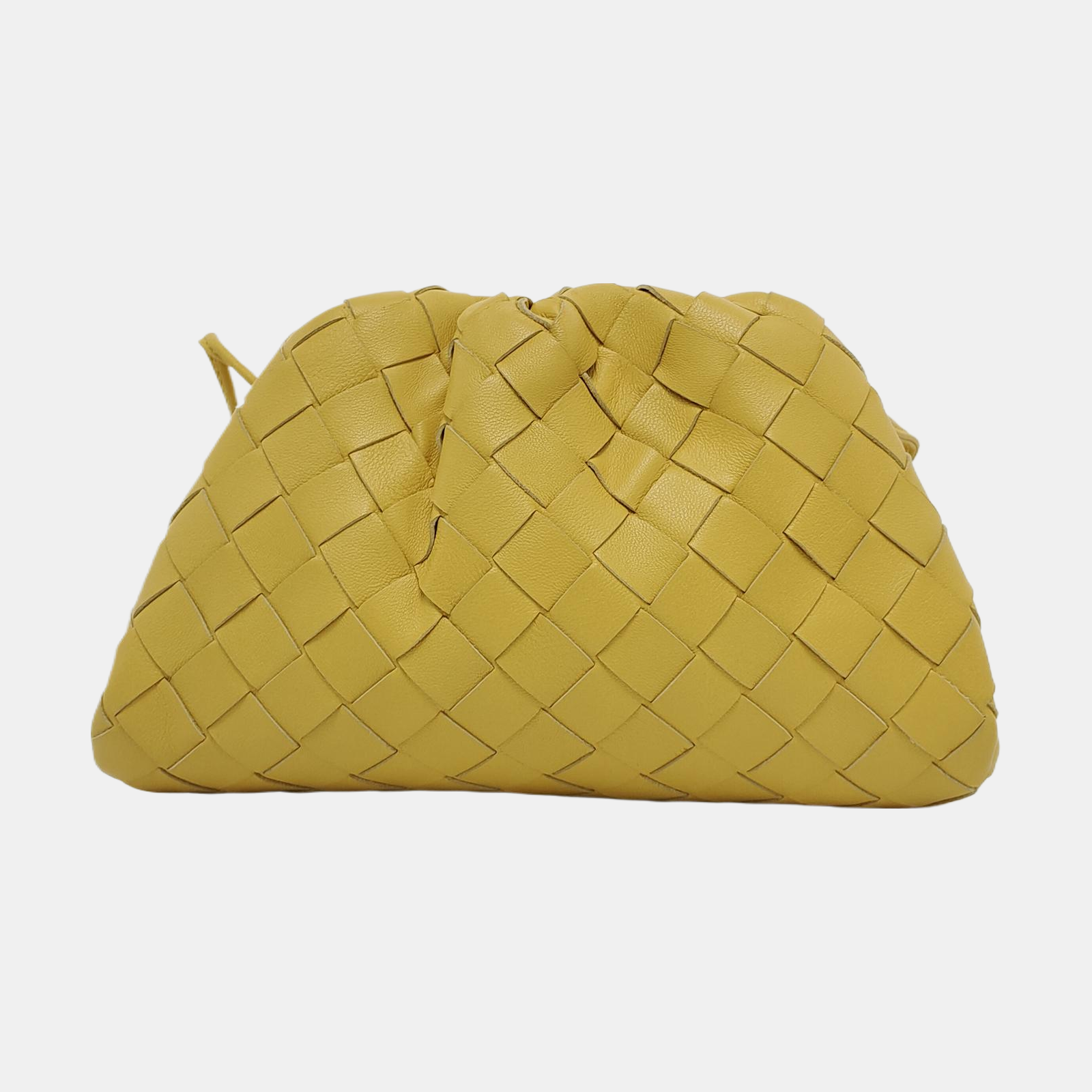 Authenticated pre-owned  The Pouch Mini Lambskin Yellow - Crossbody Bag at Looply