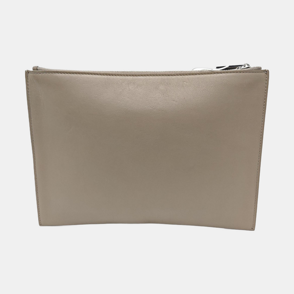 Calfskin Clutch Gray