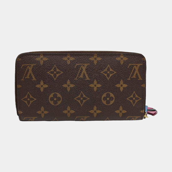 ZIPPY Monogram Coated Canvas Brown Wallet