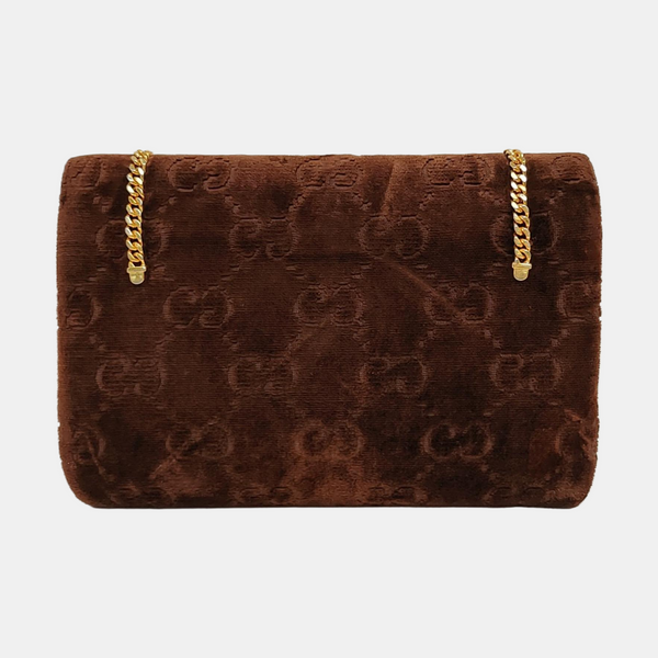 Monogram Velvet Brown