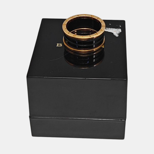 B.ZERO1 18k Rose Gold Ring EU 70