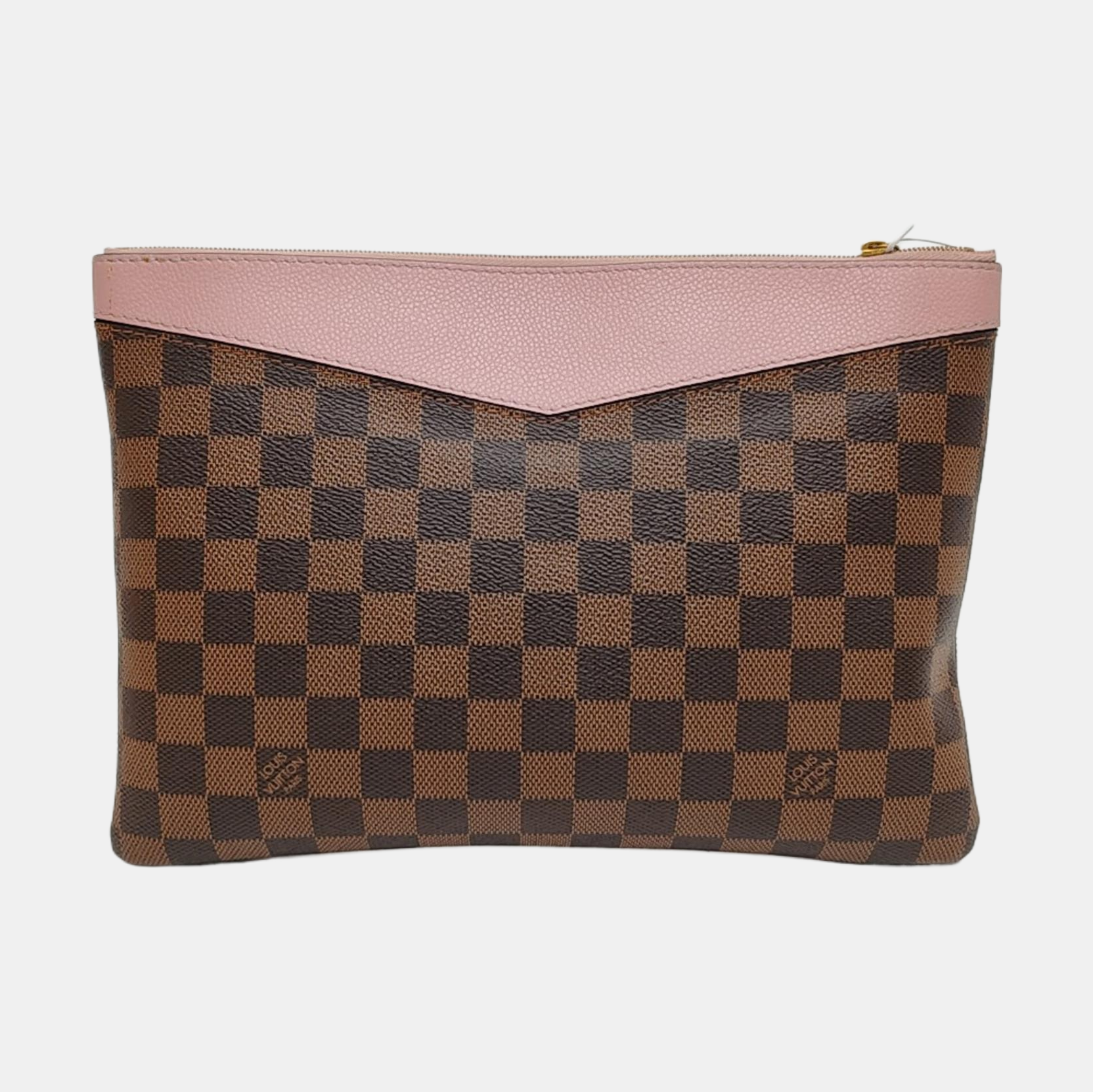 DAILY Damier Ebene Coated Canvas Brown