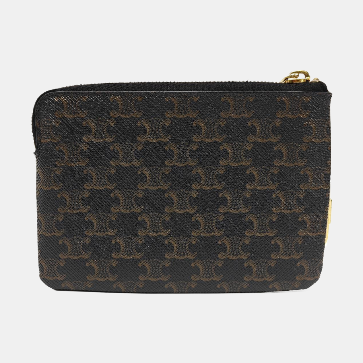 VOYAGE Coated Canvas Brown Wallet