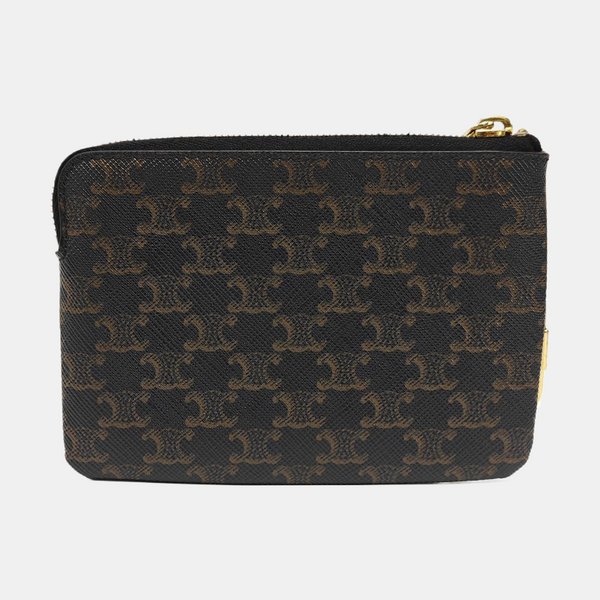 VOYAGE Coated Canvas Brown Wallet