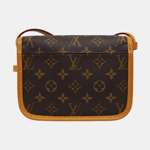 SATCHEL Mini Monogram Coated Canvas Brown