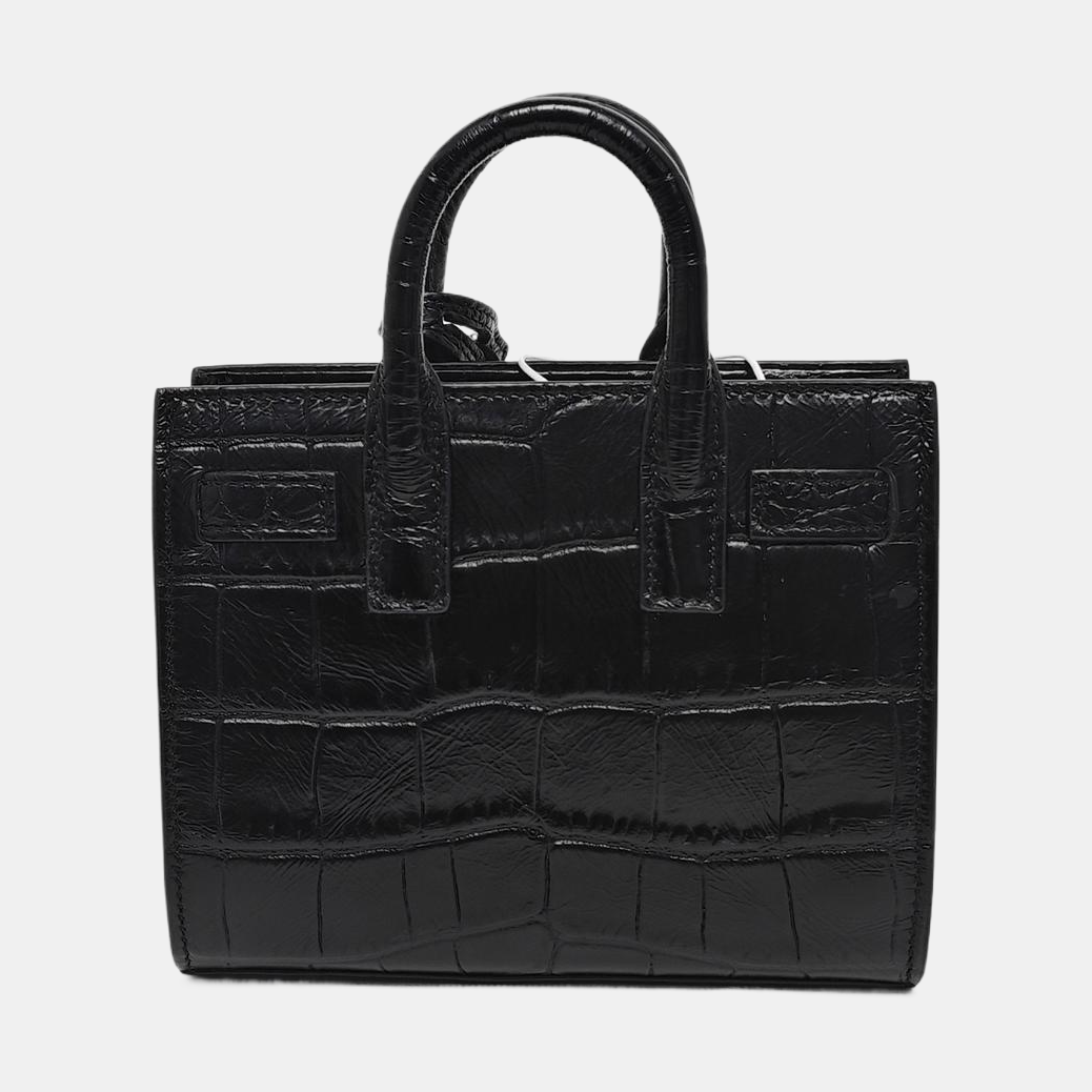 Authenticated pre-owned  SAC DE JOUR Calfskin Black - Tote Bag at Looply