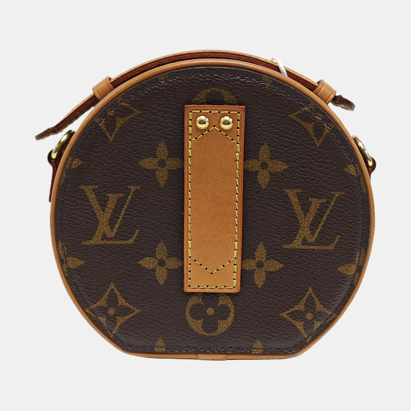 BOITE CHAPEAU Mini Monogram Coated Canvas Brown