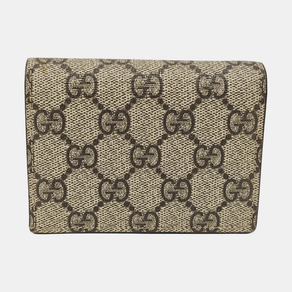 Monogram Coated Canvas Wallet Beige