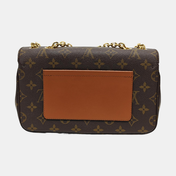 MARCEAU Monogram Coated Canvas Brown