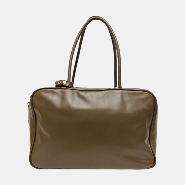 Beau Large Calfskin Gray