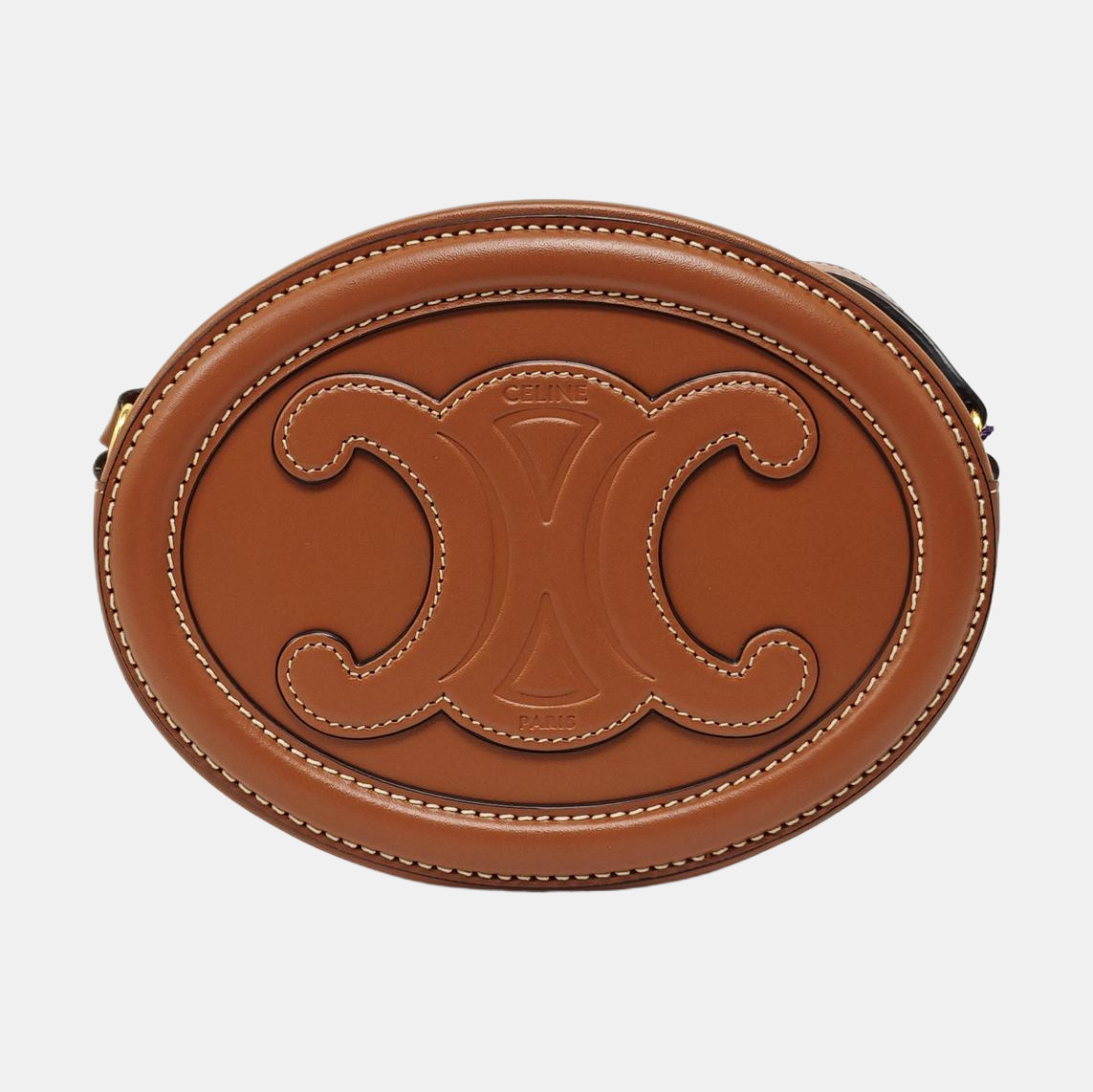 TRIOMPHE Small Calfskin Brown