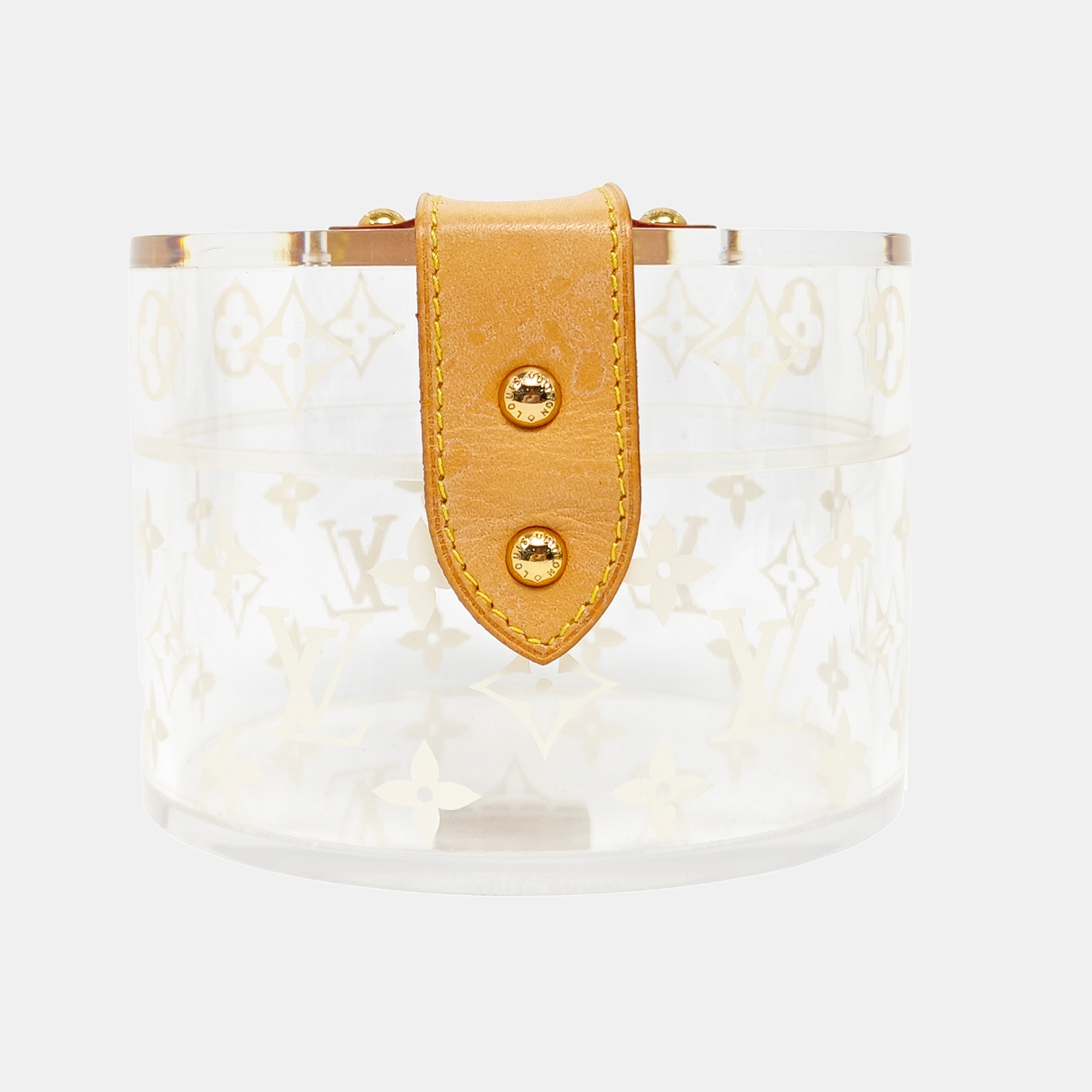 BOX SCOTT Monogram Plastic Clear