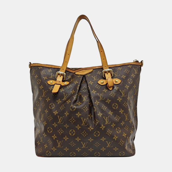 PALERMO GM Monogram Coated Canvas Brown