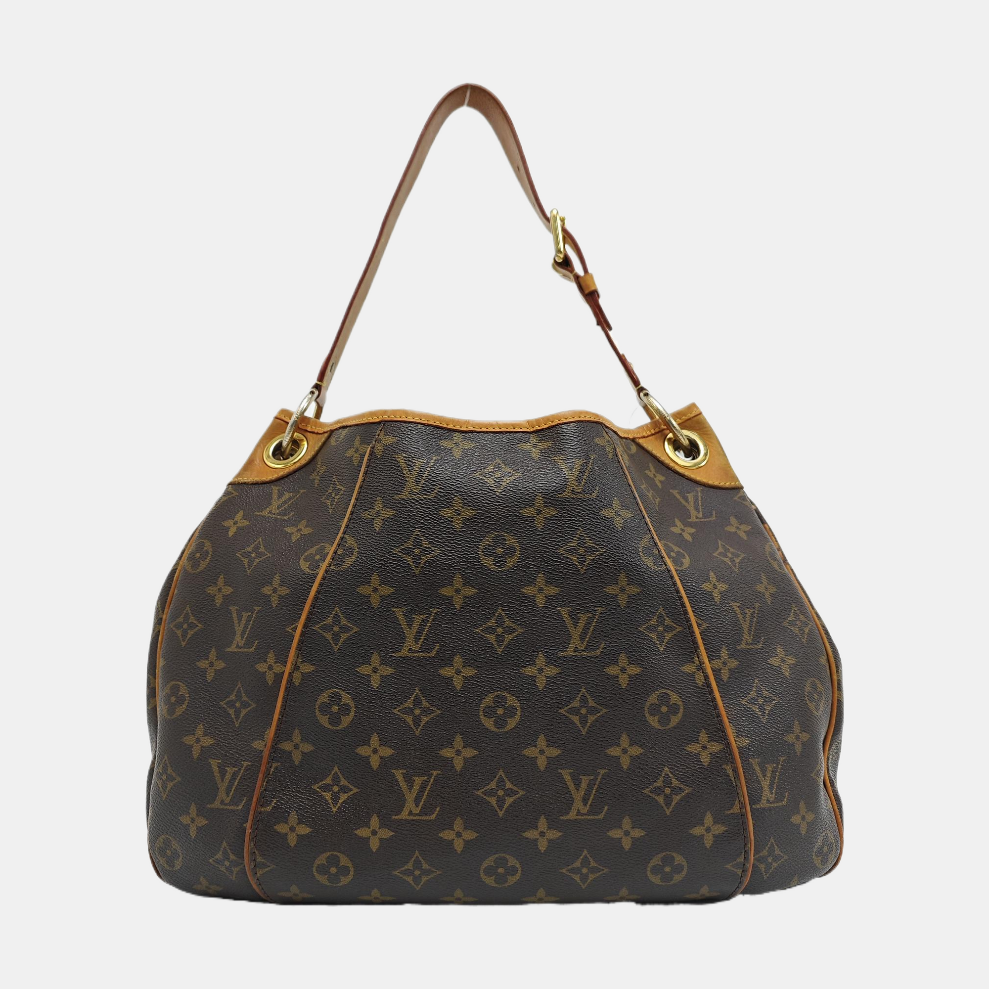 GALLIERA Monogram Coated Canvas Brown