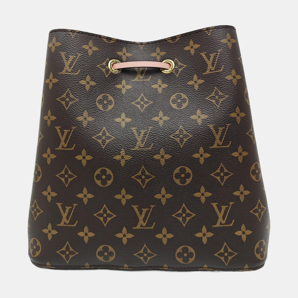 NÉONOÉ MM Monogram Coated Canvas Brown