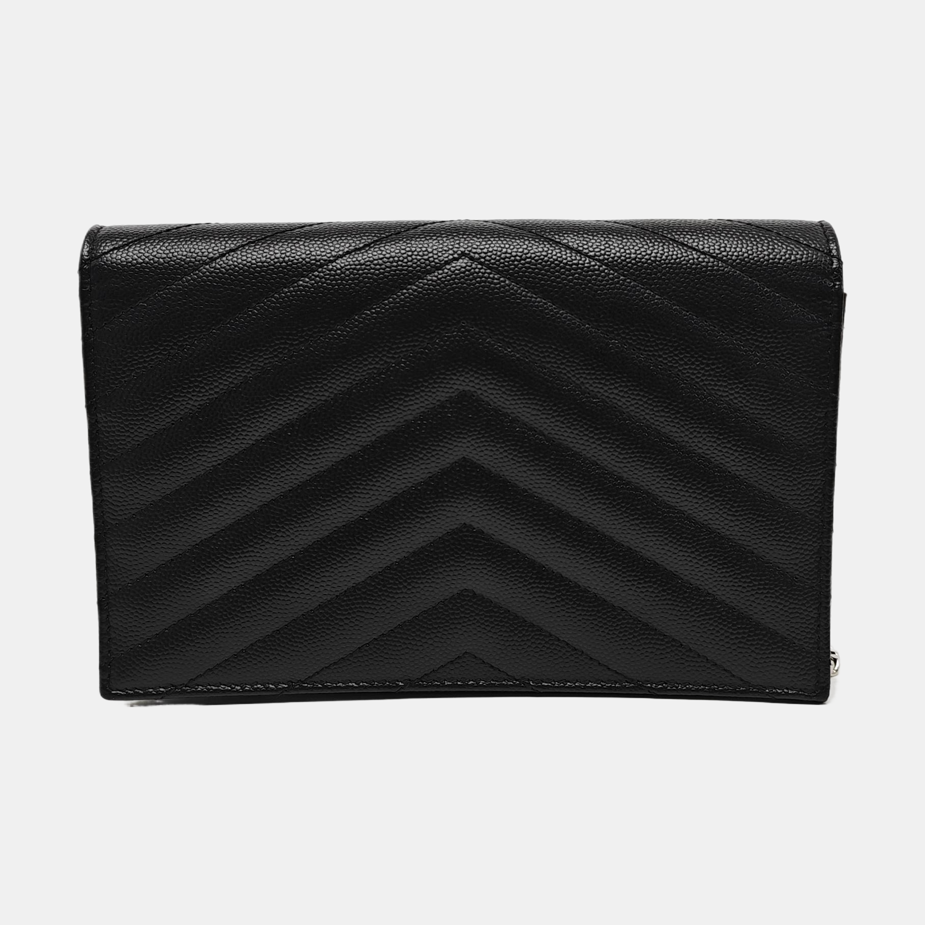MONOGRAM WOC Chevron Calfskin Black