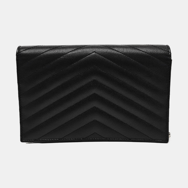 MONOGRAM WOC Chevron Calfskin Black