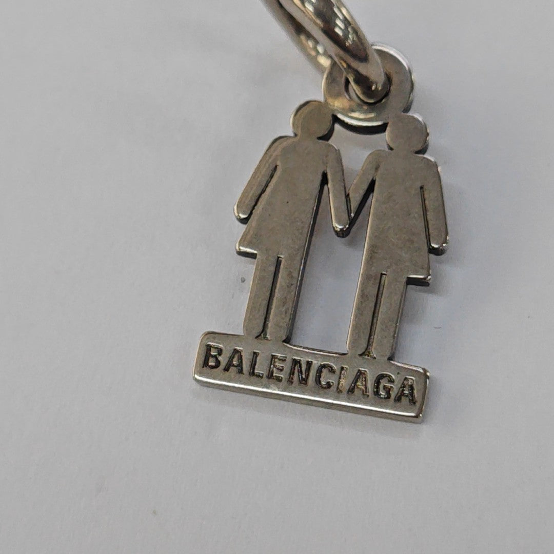 Metal Silver Earrings