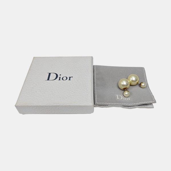 Faux Pearl White Stud Earrings