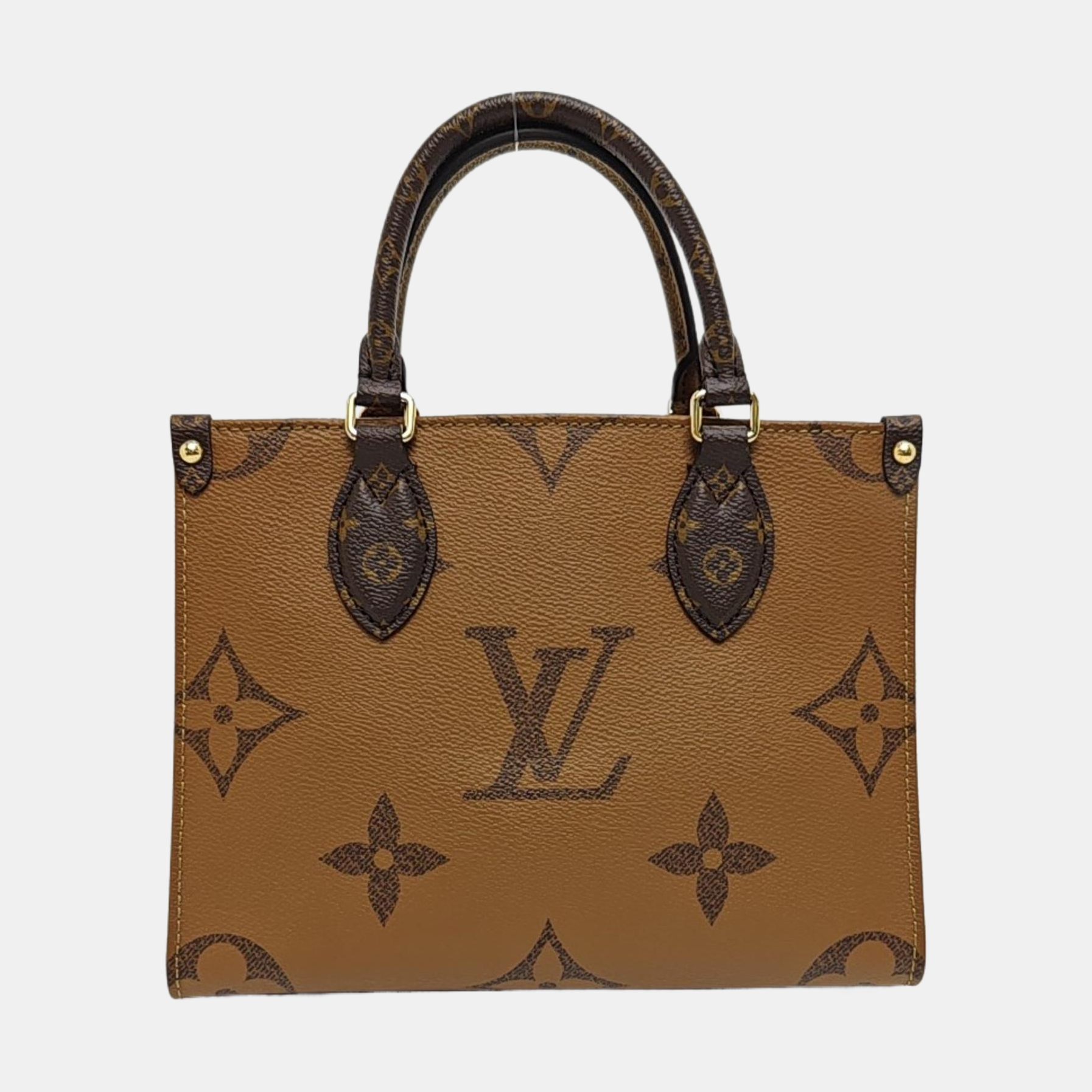 ONTHEGO PM Monogram Coated Canvas Brown